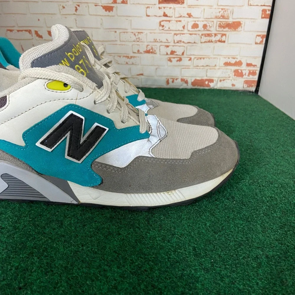 New Balance 878 Mens 10.5 Grey Teal ML878AAC ABZORB Running Shoes